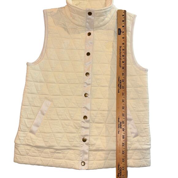 Mod-O-Doc Mododoc Cream Ivory Women’s Small Vest Front Logo - Picture 6 of 9
